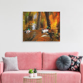 Toile Canards Mallards Aux Couleurs D'Automne (Insitu(Salon))