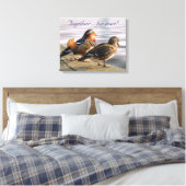 Toile Canards mandarins (Insitu(Chambre))