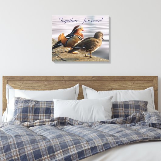 Toile Canards mandarins (Insitu(Chambre))