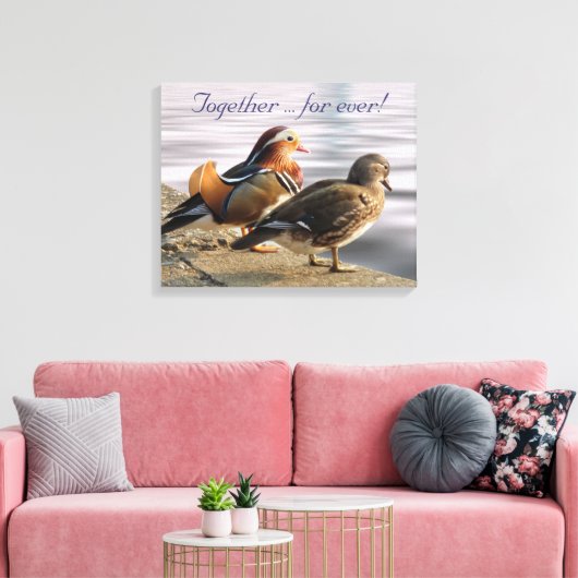 Toile Canards mandarins (Insitu(Salon))