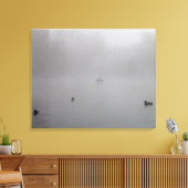Toile Canards sur un lac brumeux (Insitu(Salon))