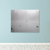 Toile Canards sur un lac brumeux (Insitu (Plancher de Bois))