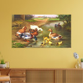 Toile Canards vintages Canards Canards Animaux de ferme  (Insitu(Salon))