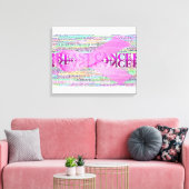 Toile Cancer du sein Ruban Art (Insitu(Salon))
