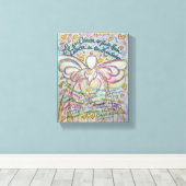 Toile Cáncer No Puede Hacer Angel Canvas Peinture Art (Insitu (Plancher de Bois))