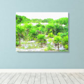 TOILE CANCUN, MEXIQUE #14 IMPRIMER CANVAS (Insitu (Plancher de Bois))