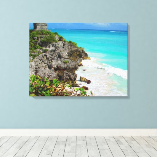 TOILE CANCUN, MEXIQUE 6 IMPRIMER CANVAS (Insitu (Plancher de Bois))