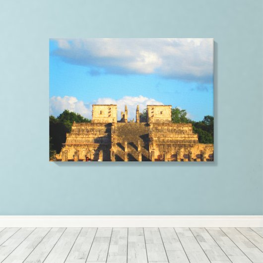 TOILE CANCUN, MEXIQUE N° 7 (Insitu (Plancher de Bois))