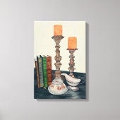 Toile Candlestick Still Life (Recto)