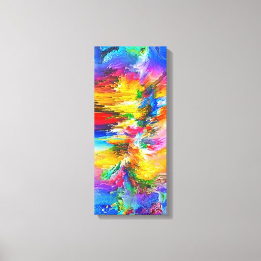 Toile Candy Waters Artiste de l'autisme (Recto)