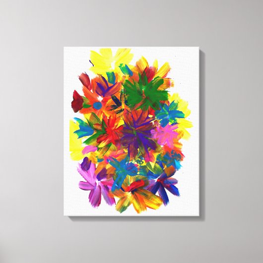 Toile Candy Waters Artiste de l'autisme (Recto)