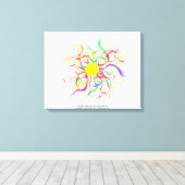 Toile Candy Waters Artiste de l'autisme (Insitu (Plancher de Bois))