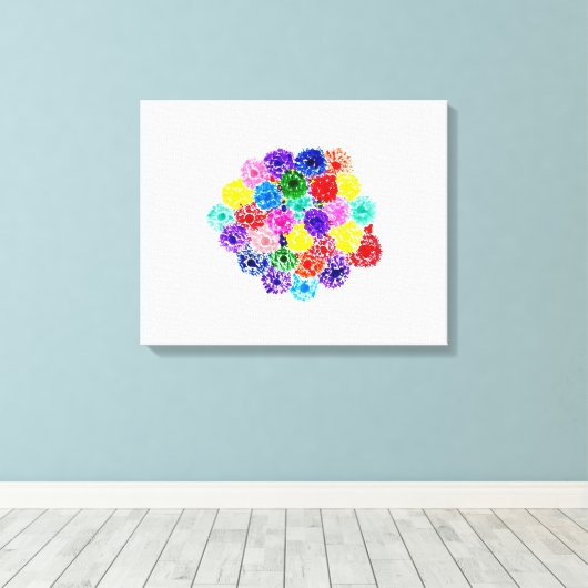 Toile Candy Waters Artiste de l'autisme (Insitu (Plancher de Bois))