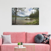 Toile Canoë sur Honeymoon Lake (Insitu(Salon))