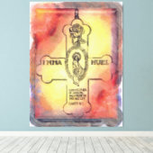 Toile Canon Légendes Emblème Rosicrucique (Insitu (Plancher de Bois))