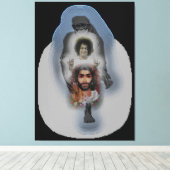 Toile Canon Légendes Sai Baba (Insitu (Plancher de Bois))