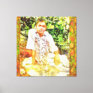 Toile Canon Légendes Sathya Sai Baba Benson Blanc -