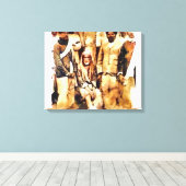 Toile Canon Legends Sai Baba Aquarelle - (Insitu (Plancher de Bois))
