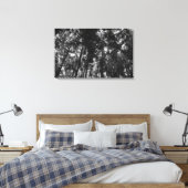 Toile Canopée de bois 01 BW (Insitu(Chambre))