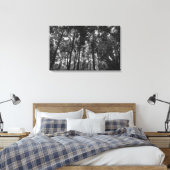 Toile Canopée de bois 02 BW (Insitu(Chambre))