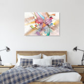 Toile CANTATA à PASTEL MAJOR Aquarelle Abstraite (Insitu(Chambre))