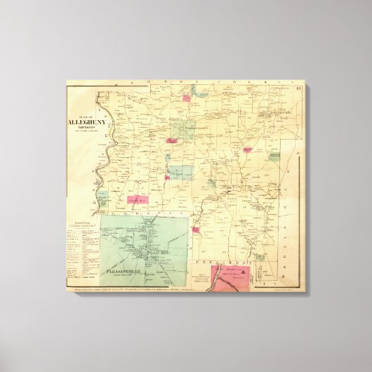 Toile Canton d'Allegheny (Recto)