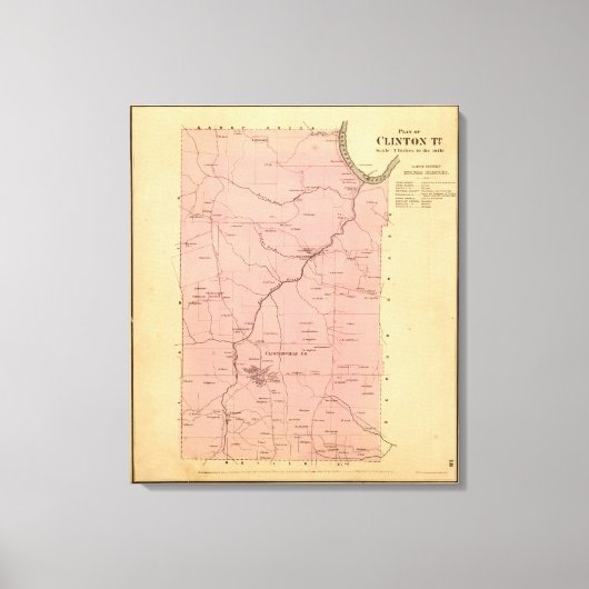 Toile Canton de Clinton (Recto)