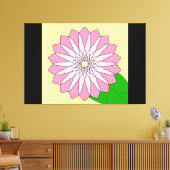 Toile Canva enveloppée Premium - Art élégant et prêt-à-p (Insitu(Salon))