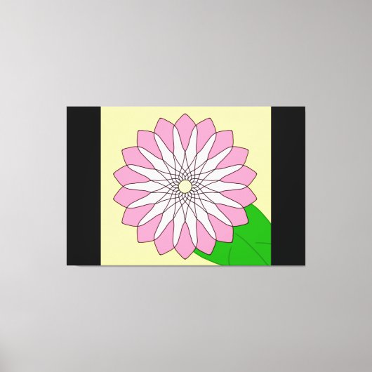 Toile Canva enveloppée Premium - Art élégant et prêt-à-p (Recto)