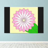 Toile Canva enveloppée Premium - Art élégant et prêt-à-p (Insitu (Plancher de Bois))