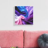Toile Canva étirée colorée (Insitu(Salon))