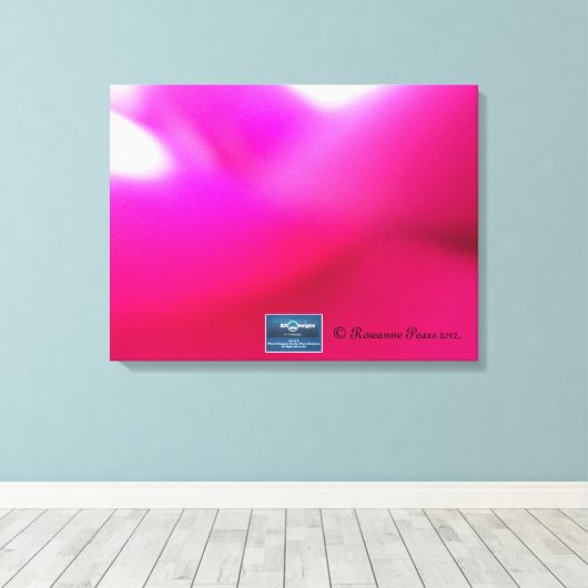 Toile Canvas 2 (FuchsiaTwist) RFPMDesigns ©️ 2012 (Insitu (Plancher de Bois))