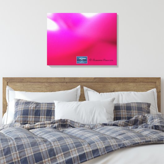 Toile Canvas 2 (FuchsiaTwist) RFPMDesigns ©️ 2012 (Insitu(Chambre))