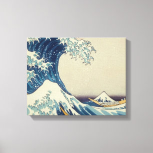 Toile Canvas à enveloppement Premium pour ondes de peint