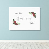 Toile Canvas Autre Mariage Livre d'invité MDP&S (Insitu (Plancher de Bois))