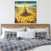 Toile Canvas Bosch and the Chaos of Burning Man (Insitu(Chambre))
