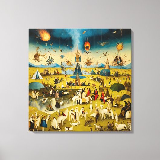 Toile Canvas Bosch and the Fury of Burning Man (Recto)