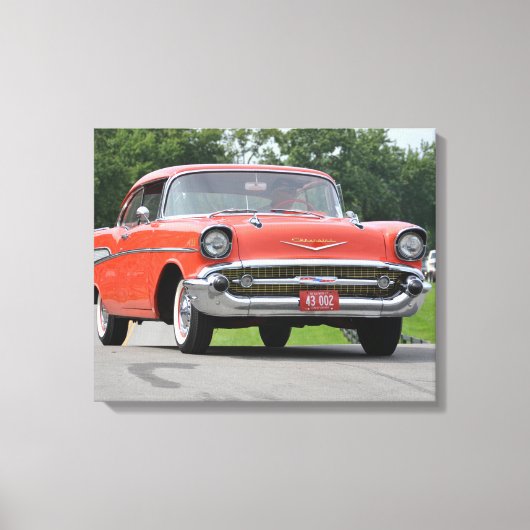 Toile Canvas Chevy Bel-Air 1957 (Recto)