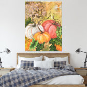 Toile Canvas citrouille Imprimer Halloween - Peinture (Insitu(Chambre))