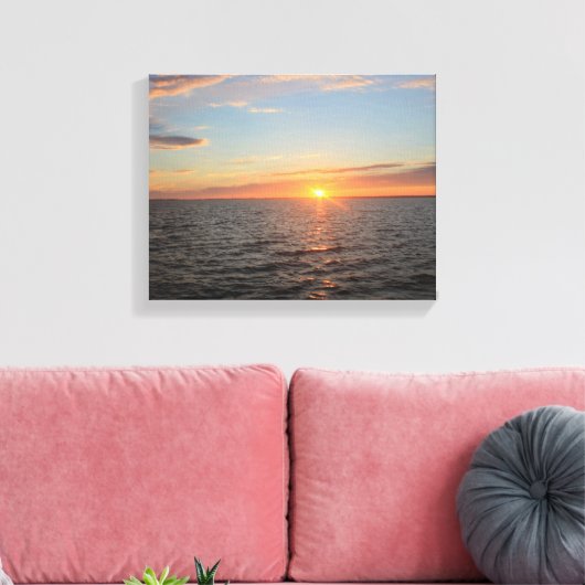Toile Canvas coucher de soleil (Insitu(Salon))