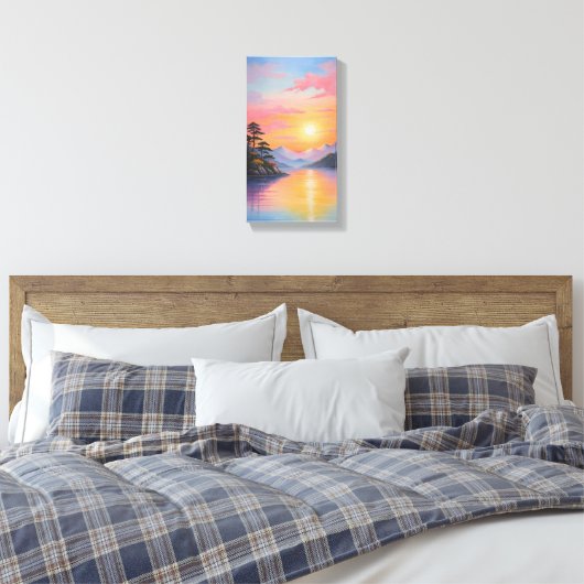 Toile Canvas coucher du soleil (Insitu(Chambre))