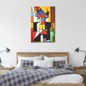 Toile Canvas Cubiste Abstrait Bartender Imprimer (Insitu(Chambre))