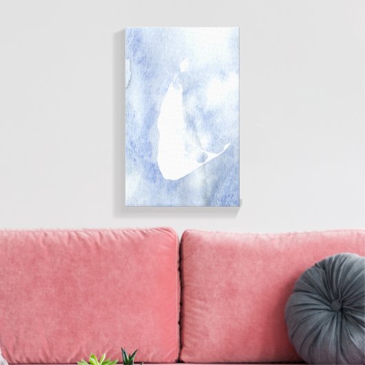 Toile Canvas d'aquarelle Nantucket (Insitu(Salon))