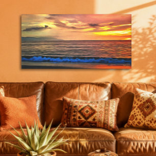 Toile Canvas d'art Sunset 1577