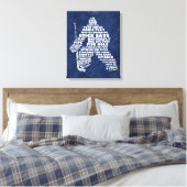Toile Canvas d'art texte de hockey (Insitu(Chambre))