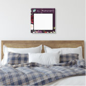 Toile Canvas de 20 po x 20 po Signature Plum Purple Rose (Insitu(Chambre))