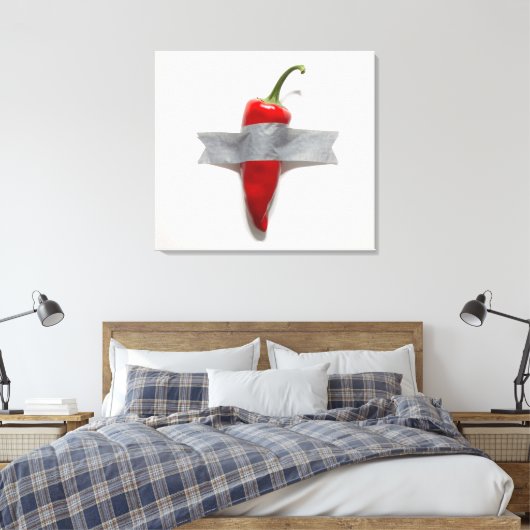 Toile Canvas de chili Taped Duck Imprimer (Insitu(Chambre))