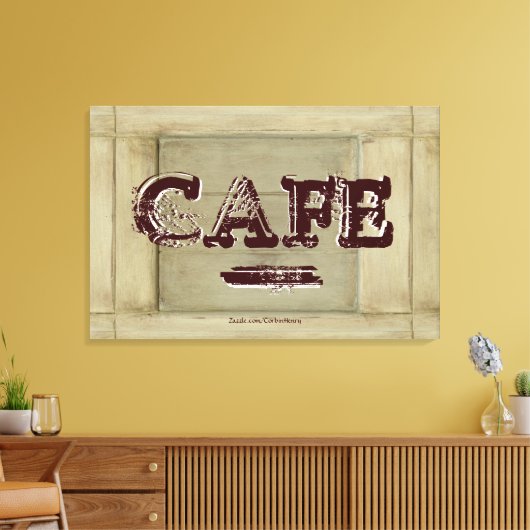 Toile Canvas de cuisine rustique Café Imprimer - Peintur (Insitu(Salon))