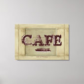 Toile Canvas de cuisine rustique Café Imprimer - Peintur (Recto)