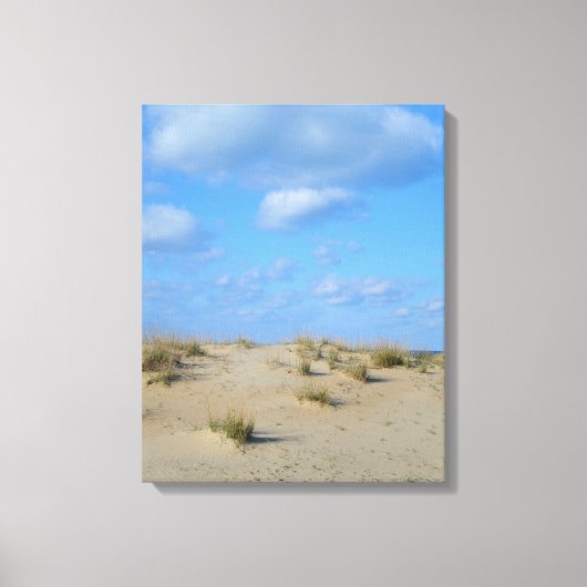 Toile Canvas de dunes de sable d'été (Recto)